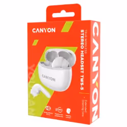 Canyon CNS-TWS5W Écouteurs Bluetooth Blanc - Vue supplémentaire 5