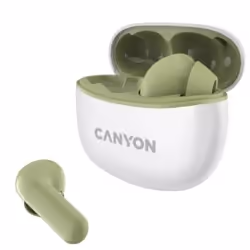 Canyon CNS-TWS5GR, Sans fil, Appels/Musique/Sport/Au quotidien, 20 - 20000 Hz, 36 g, Casque, Vert, Blanc
