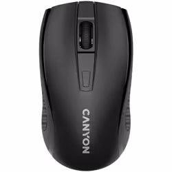 Canyon MW-7, Droitier, Optique, RF sans fil, 1600 DPI, Noir