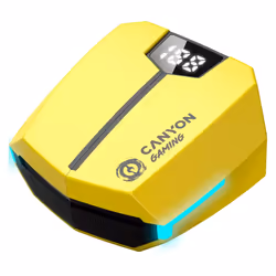 Canyon GTWS-2 Casque Sans fil Crochets auriculaires Jouer USB Type-C Bluetooth Socle de chargement Jaune - Vue supplémentaire 2