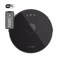 AENO RC3S, Sac à poussière, Noir, Rond, Black, Acrylonitrile-Butadiène-Styrène (ABS), Verre, 0,6 L
