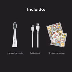 AENO DB7 Enfant Brosse à dents à ultrasons Argent, Blanc - Vue supplémentaire 15