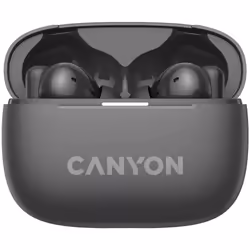 Canyon CNS-TWS10BK, True Wireless Stereo (TWS), 20 - 20000 Hz, Appels/Musique/Sport/Au quotidien, 42,5 g, Casque, Noir