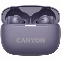 Canyon CNS-TWS10PL, True Wireless Stereo (TWS), 20 - 20000 Hz, Appels/Musique/Sport/Au quotidien, 42,5 g, Casque, Violet