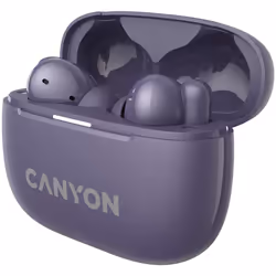 Canyon CNS-TWS10PL écouteur/casque True Wireless Stereo (TWS) Ecouteurs Appels/Musique/Sport/Au quotidien USB Type-C Bluetooth Violet