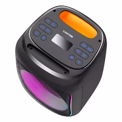 Canyon CNE-PBSP5 haut-parleur portable et de fête Orateur du parti Noir, Orange 40 W