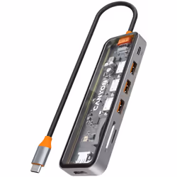 Canyon DS-13 USB Type-C 5000 Mbit/s Gris - Vue supplémentaire 2