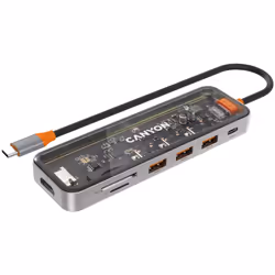 Canyon DS-13 USB Type-C 5000 Mbit/s Gris - Vue supplémentaire 3