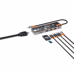 Canyon DS-13 USB Type-C 5000 Mbit/s Gris - Vue supplémentaire 6
