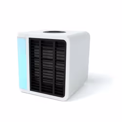 Evapolar evaLIGHT EV-1500, Refroidisseur d'air évaporatif portable, Blanc, CE, 1 L, 3 m², 49,1 cfm