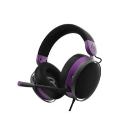 Dark Project Sono Casque Avec fil Arceau Gaming Noir, Violet