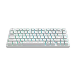 Clavier mécanique de jeu - DARK PROJECT - ALU Terra Nova - Sans fil - Blanc - G3MS Moonstone