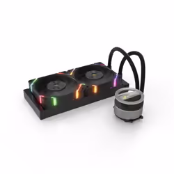 Valkyrie VK-AIODR240B, Refroidisseur de liquide tout-en-un, 75 cfm, Noir