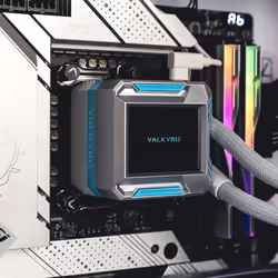 Valkyrie VK-AIOSY240W système de refroidissement d’ordinateur Processeur Refroidisseur de liquide tout-en-un Noir