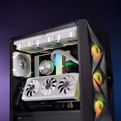 Valkyrie VK-FANX12FW système de refroidissement d'ordinateur Boitier PC Ventilateur Noir - Vue supplémentaire 5