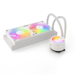 Valkyrie A240 White Processeur Refroidisseur de liquide tout-en-un 24 cm Blanc