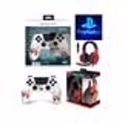 Manette PS4 - SPIRIT OF GAMER - ZOMBIE CAMOUFLAGE - Bluetooth - Casque PRO-EH60 Rouge - Son clair