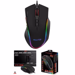 Souris Gamer - GTA250 - RGB - 4800 DPI - Filaire - Haute Précision