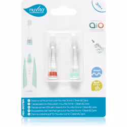 La tête de rechange pour brosse à dents Nuvita Sonic Clean&amp;Care Replacement Brush Heads vous aidera à atteindre une hygiè ...