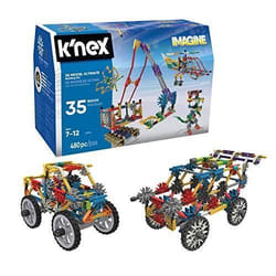 Kit de construction KNEX Imagine 35 modèles - KNEX - 440 pièces - Multicolore - Rouge - 7 ans et plus