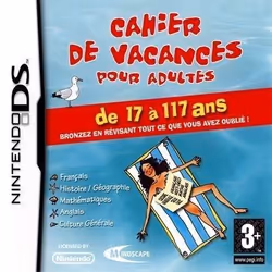 CAHIER DE VACANCES POUR ADULTES / JEU CONSOLE NINT