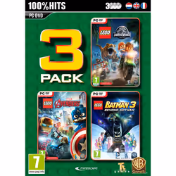 Just for Games Lego Box : LEGO Jurassic World + LEGO Marvel Avengers + LEGO Batman 3 -, PC, Tout le monde de plus de 10 ans