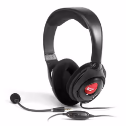 Creative Labs Fatal1ty Gaming, Avec fil, 20 - 20000 Hz, Jouer, 200 g, Casque, Noir