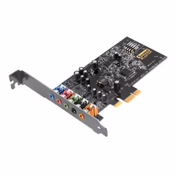 Creative Labs Sound Blaster Audigy FX, 5.1 canaux, 24 bit, 106 dB, PCI-E x1