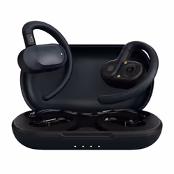 Creative Labs Outlier Go Casque Sans fil Crochets auriculaires Appels/Musique/Sport/Au quotidien USB Type-C Bluetooth Bleu