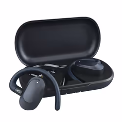 Creative Labs Outlier Go Casque Sans fil Crochets auriculaires Appels/Musique/Sport/Au quotidien USB Type-C Bluetooth Bleu