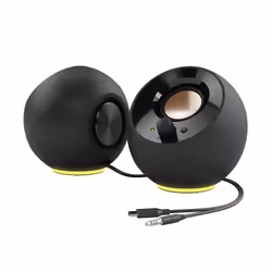 Creative Labs Pebble SE, 2.0 canaux, 4,4 W, PC/ordinateur portable, Noir, 8,8 W, 1,2 m