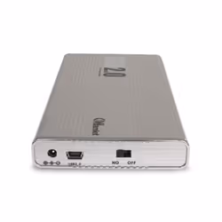 Hamlet HXD2CCUU USB 2.0 Station 2.5” External Hard Disk Enclosure Argent 2.5"