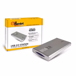 Hamlet HXD2CCUU USB 2.0 Station 2.5” External Hard Disk Enclosure Argent 2.5" - Vue supplémentaire 5
