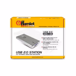 Hamlet HXD2CCUU USB 2.0 Station 2.5” External Hard Disk Enclosure Argent 2.5" - Vue supplémentaire 6