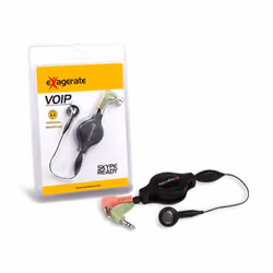 Hamlet XRCAUMI VOIP 1.2 earphones + Mic Retractable Noir - Vue supplémentaire 2