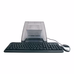 Hamlet XTMS100KM Tiramisù Notebook stand with keyboard and mouse Noir