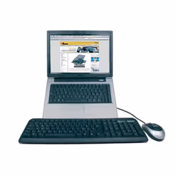Hamlet XTMS100KM Tiramisù Notebook stand with keyboard and mouse Noir - Vue supplémentaire 5
