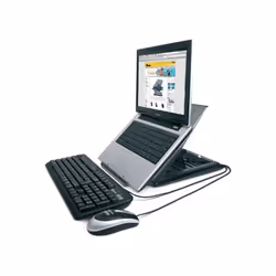 Hamlet XTMS100KM Tiramisù Notebook stand with keyboard and mouse Noir - Vue supplémentaire 7
