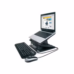 Hamlet XTMS100KM Tiramisù Notebook stand with keyboard and mouse Noir - Vue supplémentaire 8