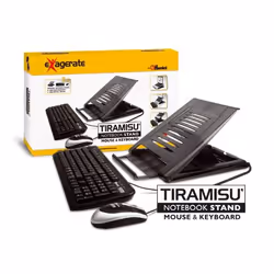 Hamlet XTMS100KM Tiramisù Notebook stand with keyboard and mouse Noir - Vue supplémentaire 9