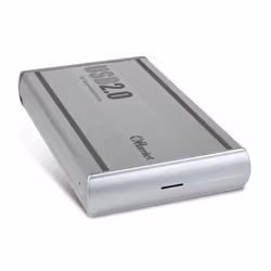 Hamlet HXD3SAUU External Enclosure for Serial ATA Hard Disk, 3.5", SATA, Argent