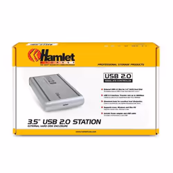 Hamlet HXD3SAUU External Enclosure for Serial ATA Hard Disk Argent 3.5" - Vue supplémentaire 6