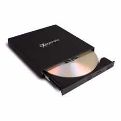 Hamlet XDVDSLIMK, Noir, 2 Mo, 300 g, AC 100-240V, DL DVD±R, DVD±R/RW &amp; CD-R/RW, 135 x 137 x 17 mm