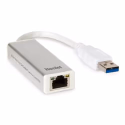 Hamlet HNU3GIGA, Avec fil, USB, Ethernet, 1000 Mbit/s, Blanc