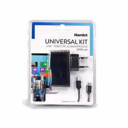 Hamlet XPW220MOB chargeur d'appareils mobiles Lecteur e-book, MP3, Smartphone, Tablette Noir Secteur Intérieure - Vue supplémentaire 6