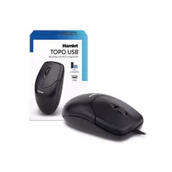 Hamlet XMICEU2 souris Ambidextre USB Type-A Optique 1000 DPI - Vue supplémentaire 4