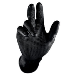 PIP - Gant jetable 246BK en nitrile Noir, non poudré avec poignée texturée - 6 mil (0,15 mm). Boîte de 50 gants Taille 10