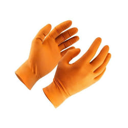 Boite De 50 Gants Grippaz Nitrile Orange Taille 10