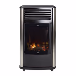Poele à gaz 3400W Noir Manhattan UNIVERSAL