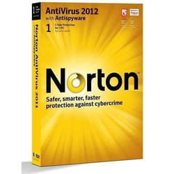 NortonLifeLock Norton AntiVirus 2012, 1u, 1y, CD, WIN, FRE Sécurité antivirus Français 1 licence(s) 1 année(s)